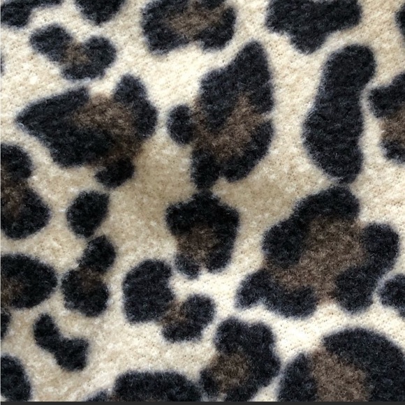 Blis Intimates Fleece Robe in Leopard Print Size L/XL - Picture 5 of 7
